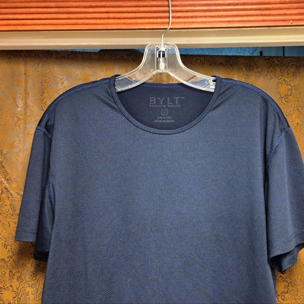 BYLT Men's Navy Blue Shirt